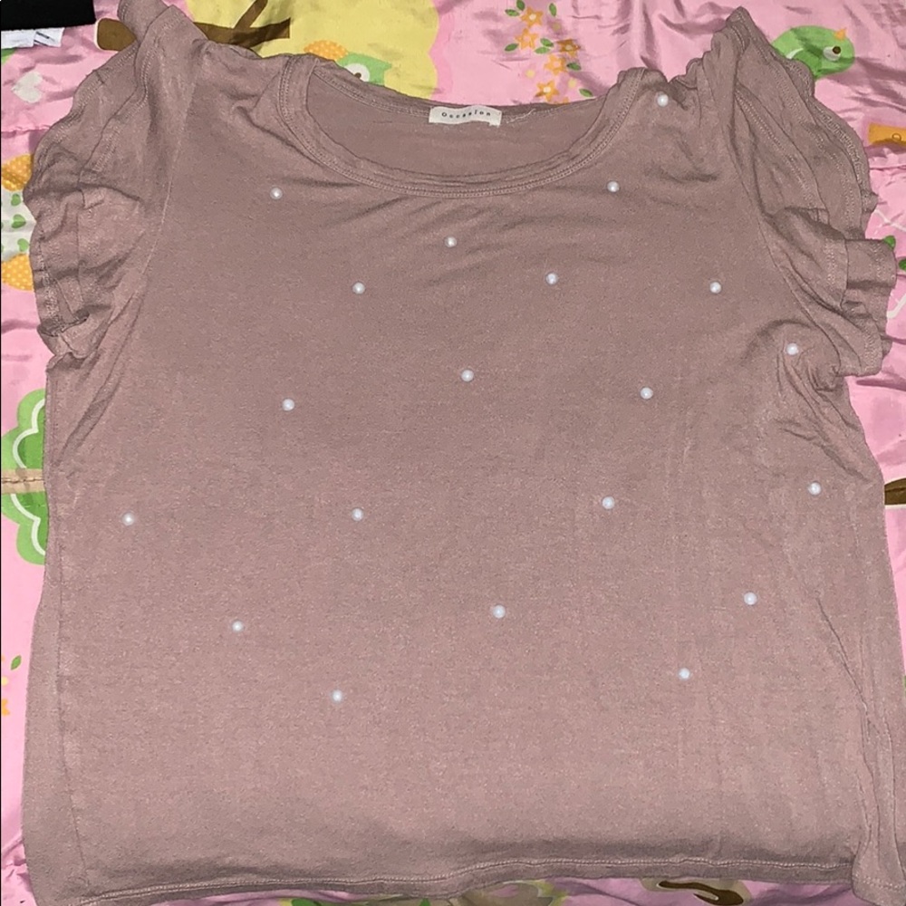 Washed Out Pink Colored Blouse